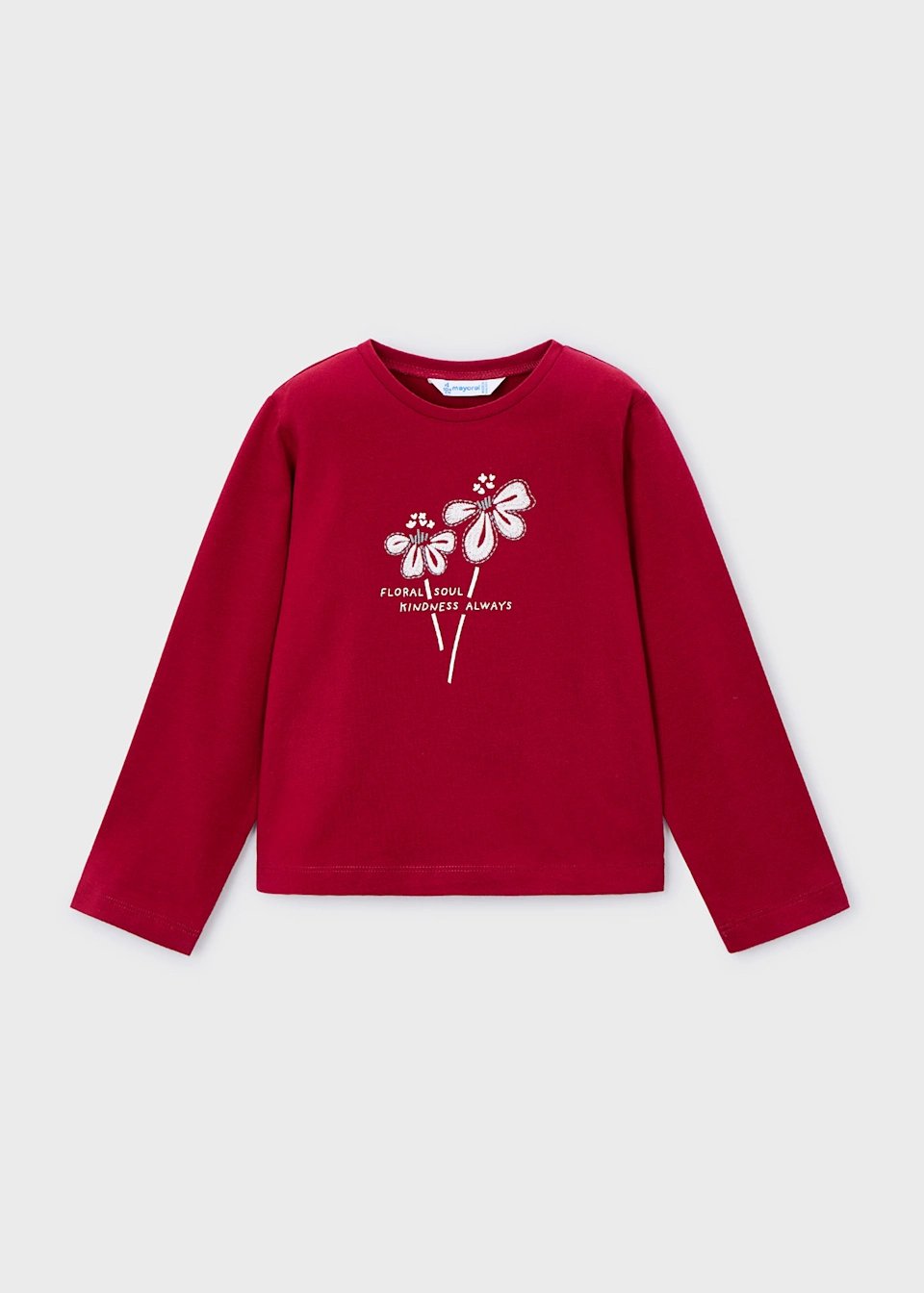 Maglietta fiore bambina