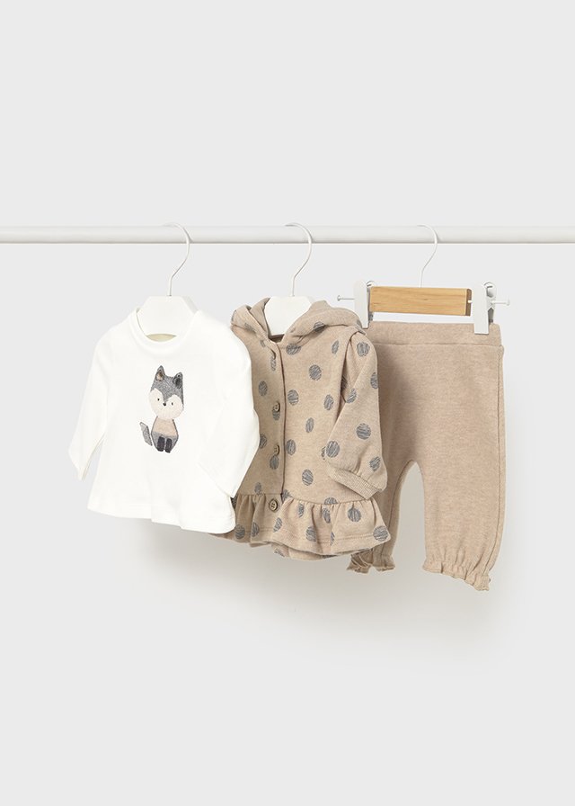 Tuta 3 pezzi neonata - immagine 2