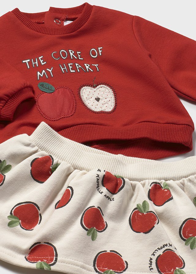 Completo 4 pezzi casual neonata - immagine 4