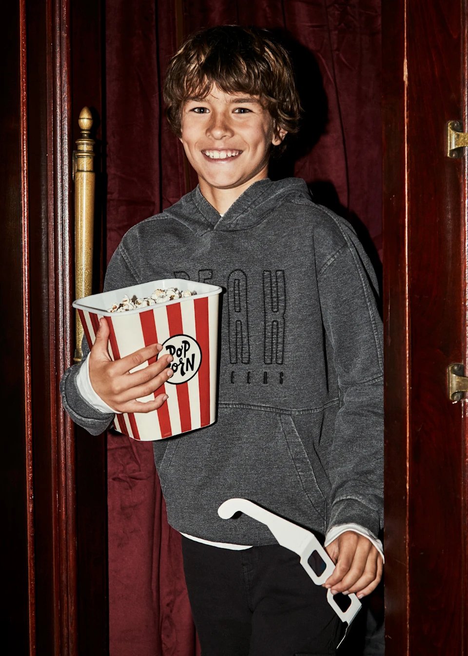 Felpa ricamata unisex