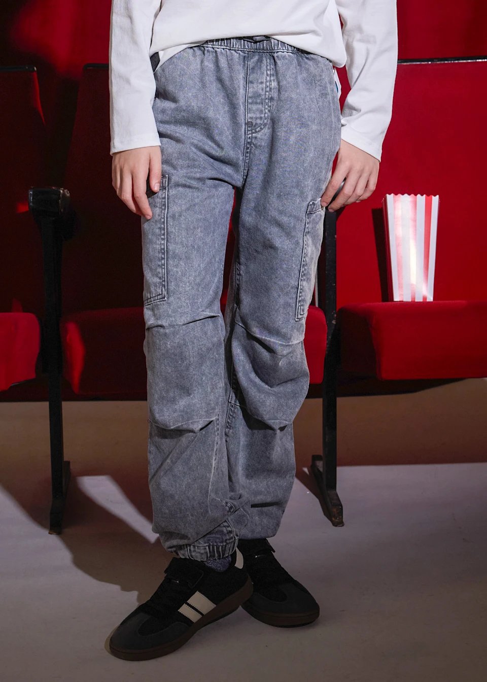 Jeans cargo unisex - immagine 2