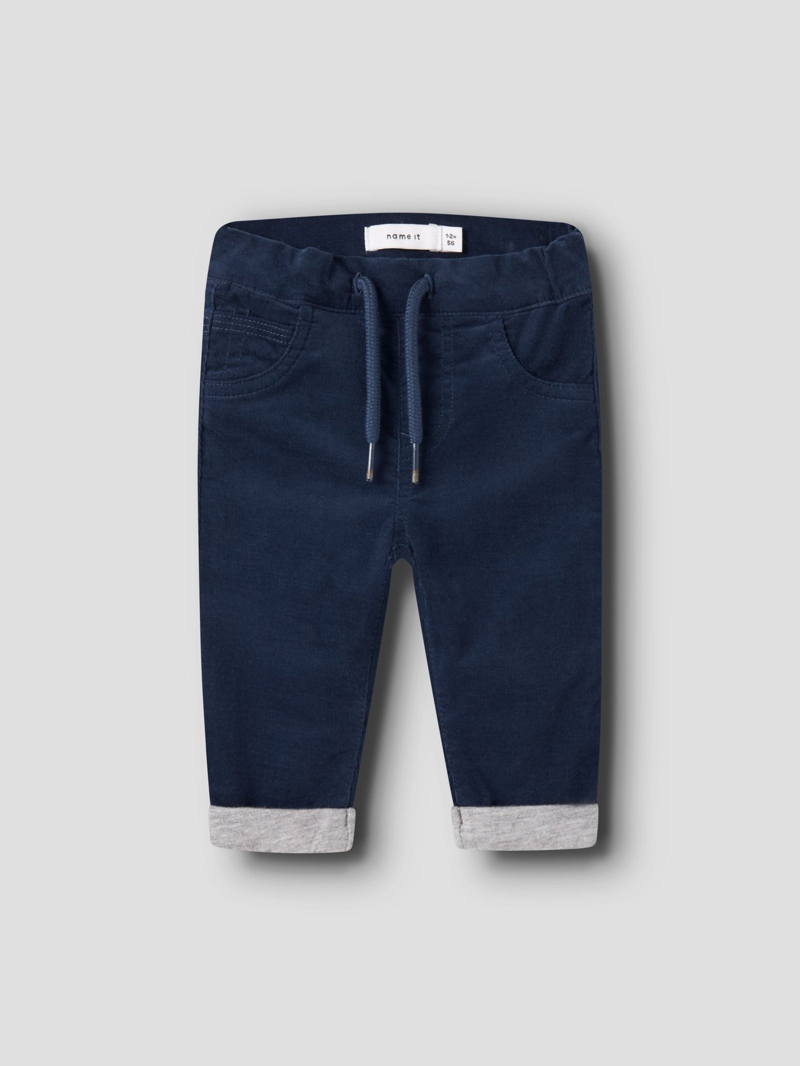 Pantalone velluto blu