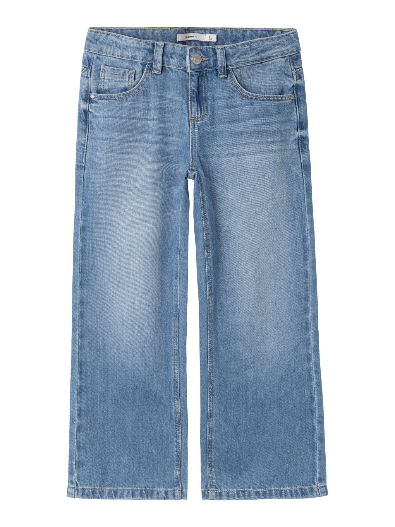 Jeans Wide Fit Rose - BE NOOS - Medium Blue Denim
