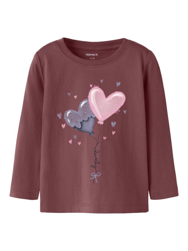 Maglia cuori bordeaux